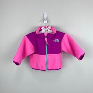 The North Face Pink Denali Fleece Jacket 0-3 Months